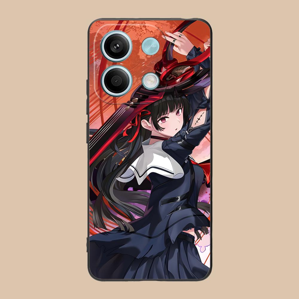 Wuthering Waves Chisa Phone Case for POCO F8 F7 F6 F5 F4 F3 F2 Pro GT C75 C71 C65 C61 C40 Pro Ultra Soft TPU Shockproof Cover