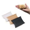 50/100PCS Pillow Paper Box Used for Wedding Party Gift Candy Boxes Home Birthday Kraft Paper Packaging with Jute String