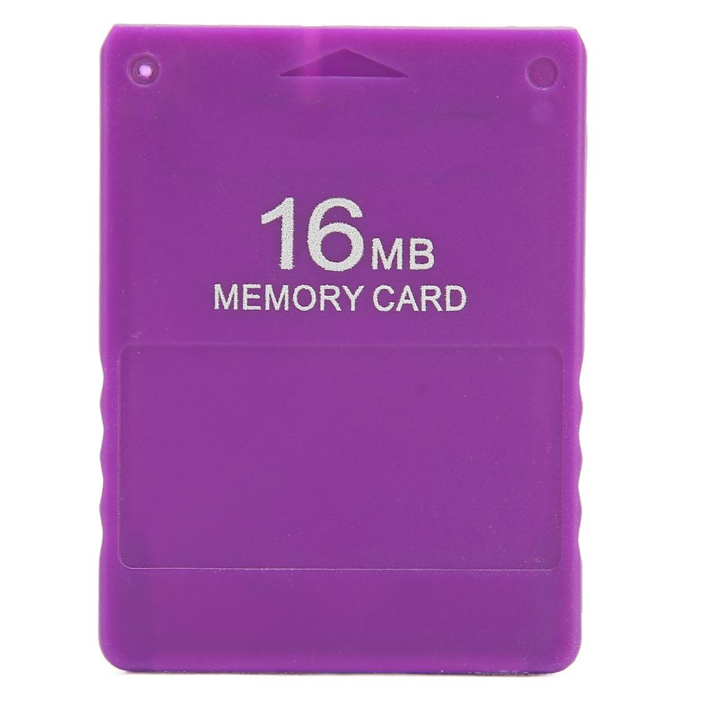 High Speed Game Memory Card Professional 16MB Memory Save Card Compatible for Playstation 2Purple