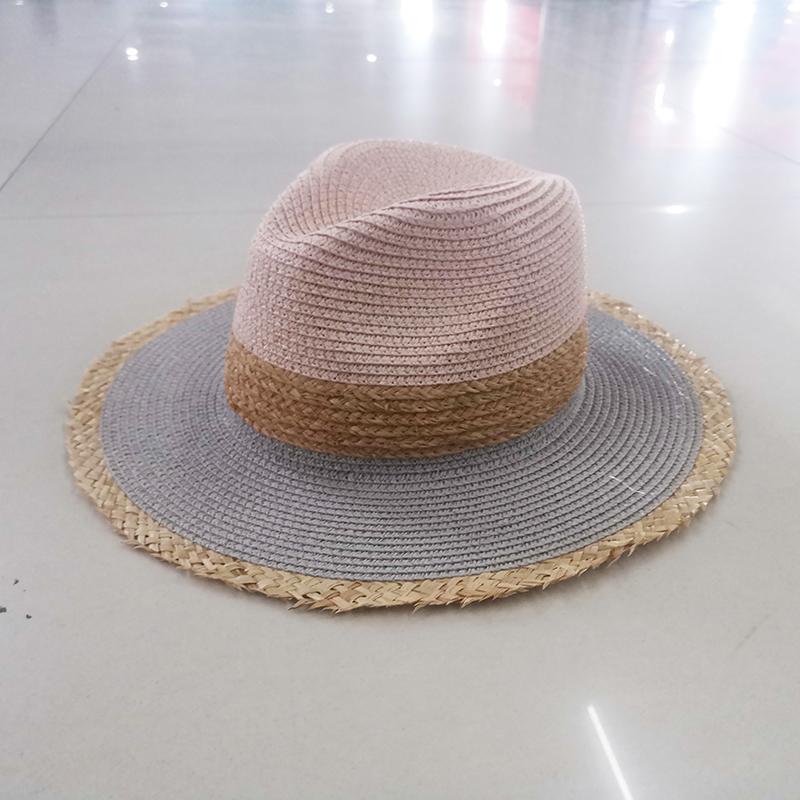 Summer Women's Sun Hat Men Wide Side Jazz Cap Tassel Fashion Floppy Foldable Ladies Straw Beach Hat Seaside Holiday