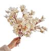 Artificial Peach Blossom Realistic Fake Silk Flower Stem Home Office Wedding Party Faux Flower Table Centerpiece Decoration
