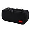 High Capacity Pen Case with Handle 5 Section Canvas Pencil Case Large Pencil Pouches Travel Cosmetic Bag 24x8.5x11cm
