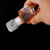 1Pcs 50ml Mini Glass Alcohol Liquor Bottles With Screw Cap Small Empty Spirit Whisky Wine Bottle Whiskey Decanter Bottles