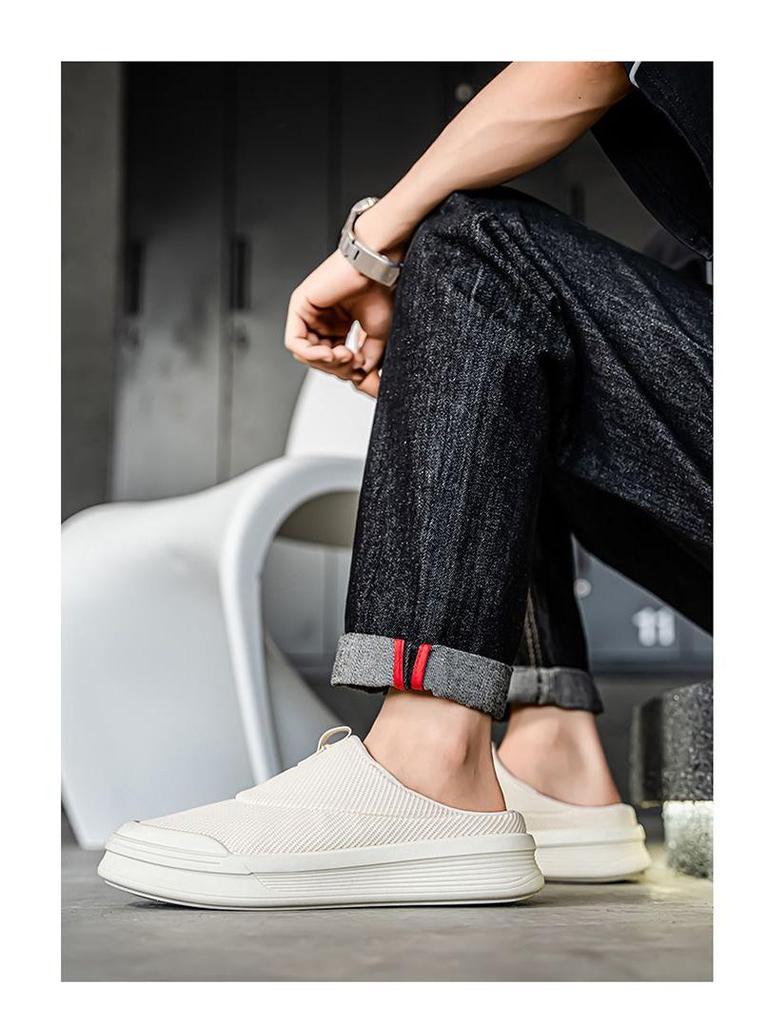 Veelzijdige Zomer Canvas Witte Instapslippers - Lichtgewicht Casual Schoenen