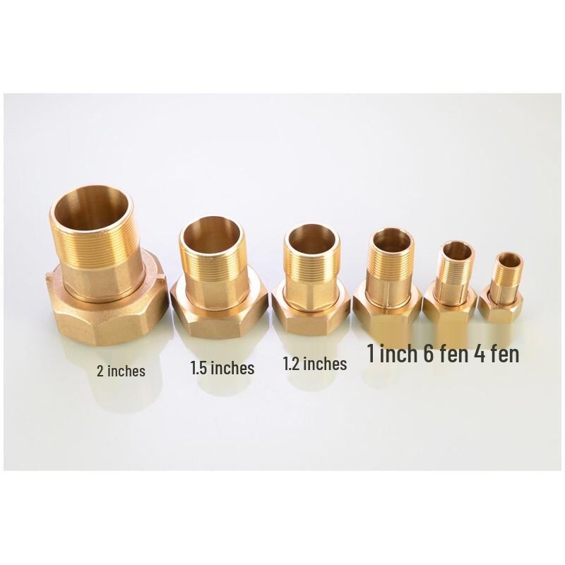 JDI Brass Water Meter Connector