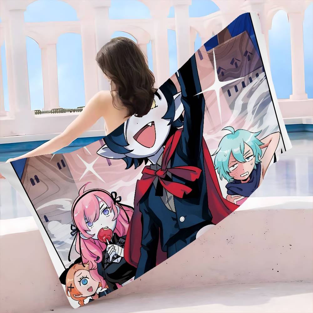 D-Devils Candy Cartoon anime Microfiber Beach Towel Absorbent Quick dry Soft Yoga Swimming Resort Mountain Climbing Towel