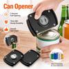 Manual Can Opener Soft Smooth Edge Top Remover Handheld Safe Beer Soda Can Cutter Drop Top Opener Wine Opener Wine Accessories