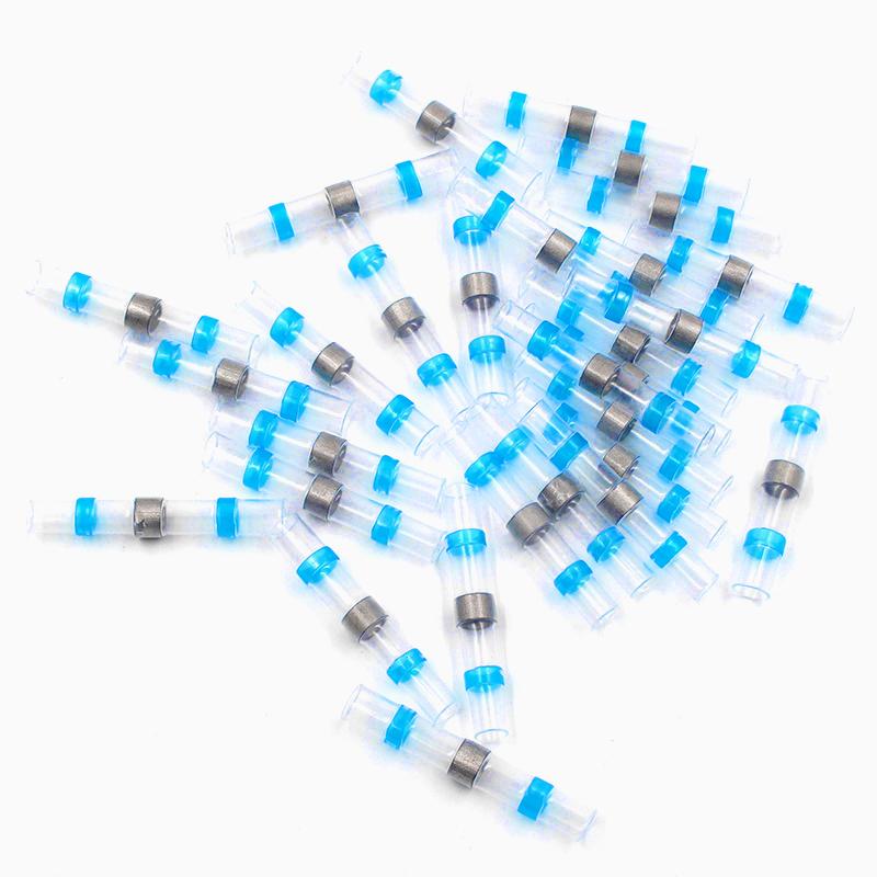 Heat Shrink Terminals Waterproof Solder Ring Seal Electrical Connectors Wire Cable Splice Kit Automotive Marine 0.25-6mm²