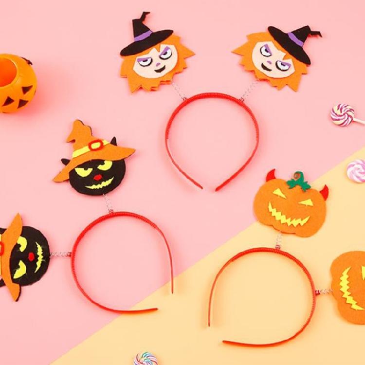 Halloween Headband Day of the Death Hairband Handmade Kits Party Gathering Toy