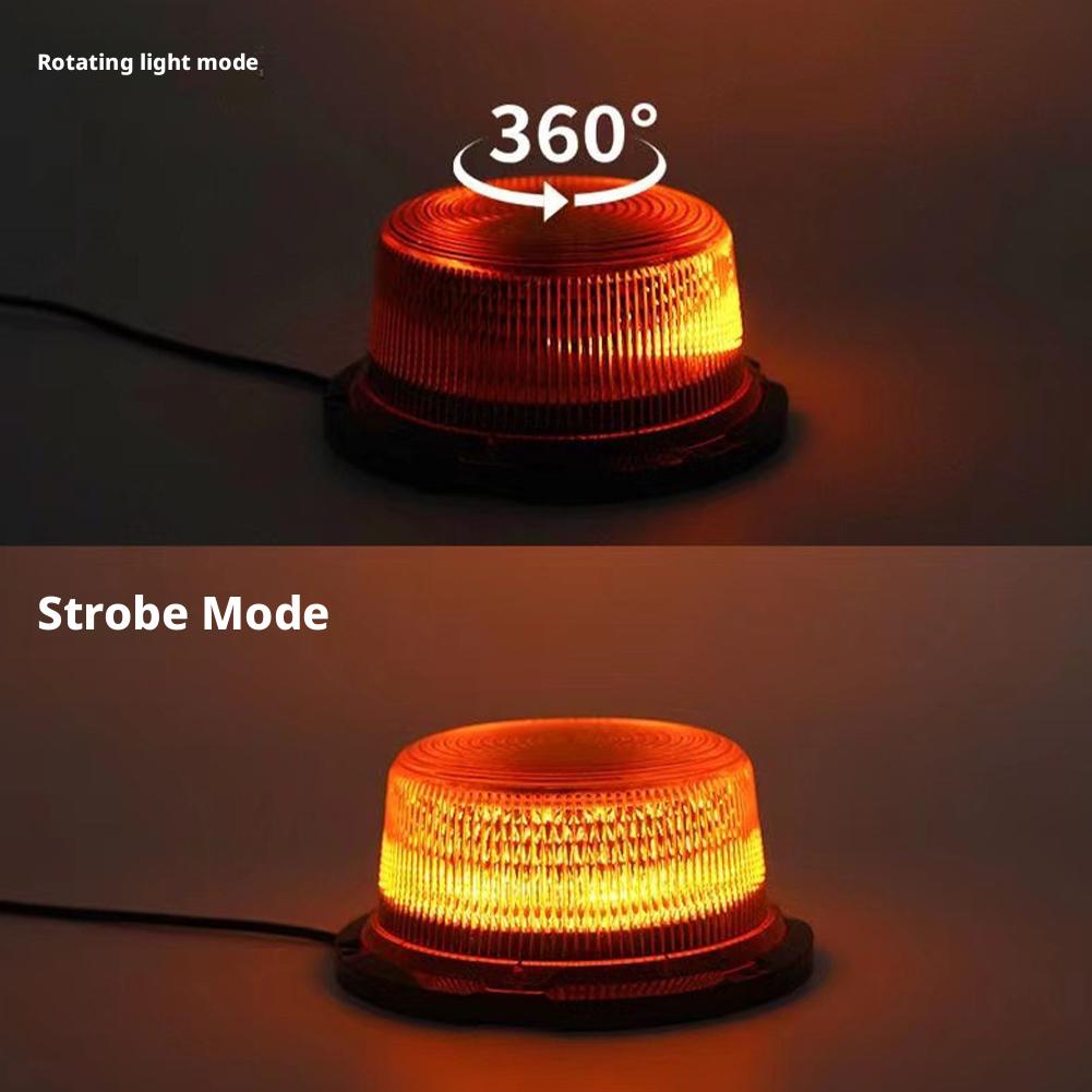 Solar Power Traffic Strobe Warning Light Emergency Magnetic Car Roof LED Beacon Light Flashing Warning For Car Lorry Truck