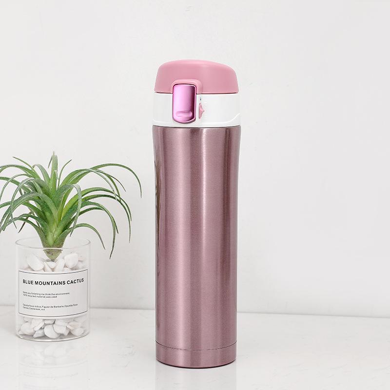 4 barvy Domácí kuchyně Vakuové termosky 500ml /350ml Nerezová ocel Izolovaný termoska Šálek na kávu Cestovní láhev na pití