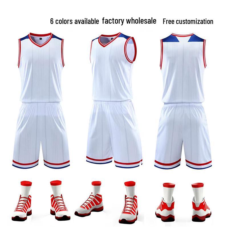 

Men s Team Basketball Jersey Set with Custom Printing for Summer Training 4XL фіолетовий