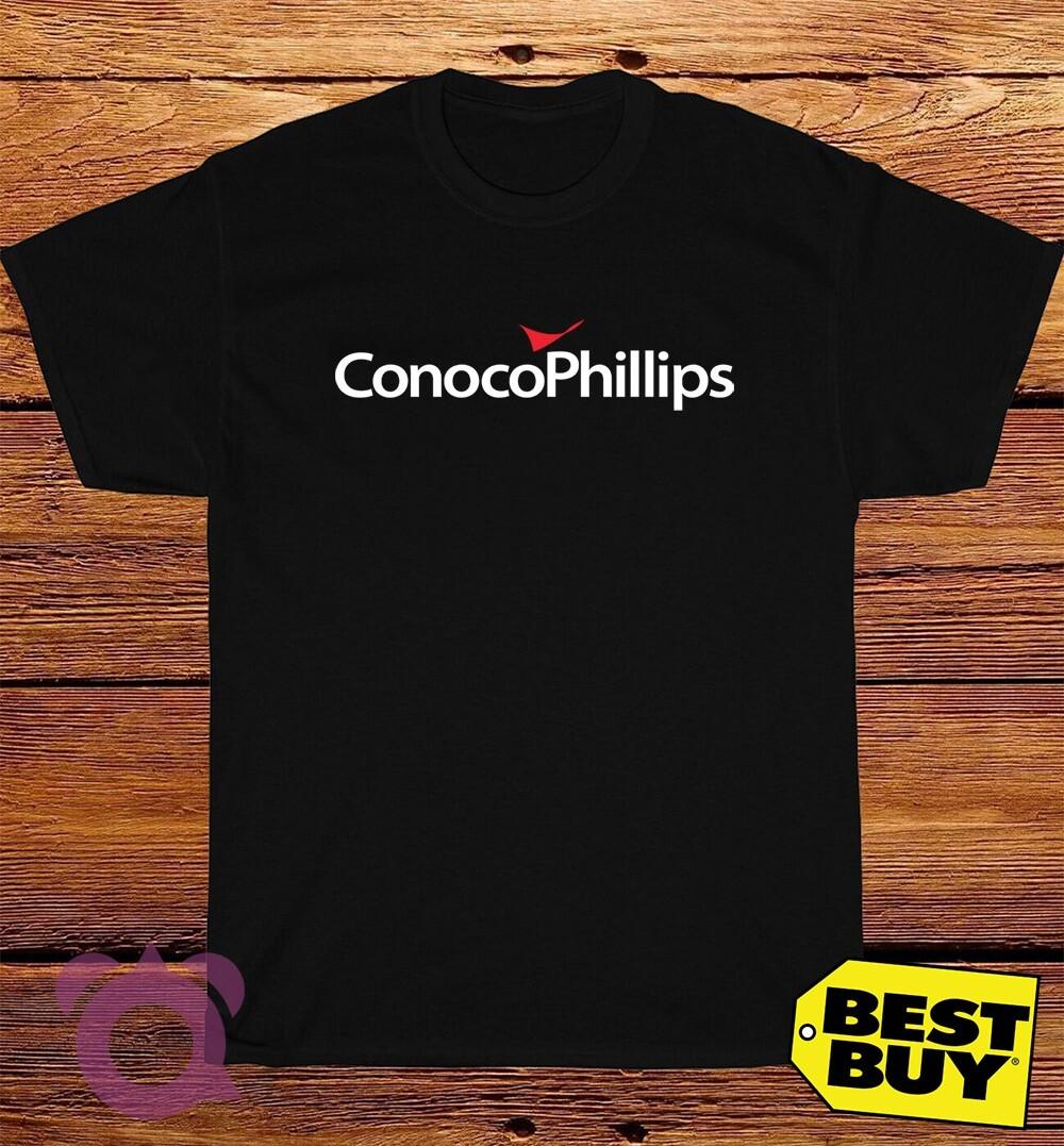 New Tshirt ConocoPhillips Logo American Funny T-Shirt Made In USA Size S to 5XL L