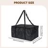 Insulated Bag with Zipper, Thickened Tote Bag, Ideal for Shopping, Food Delivery, Barbecues, And