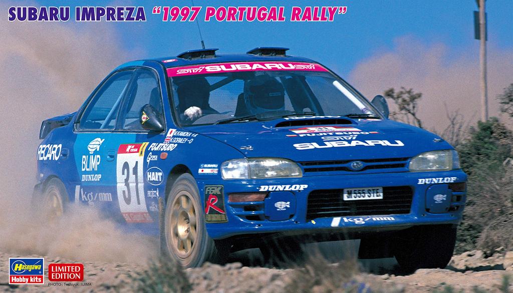 Hasegawa Subaru Impreza 1997 Portugal Rally Plastic Model 20483 1/24