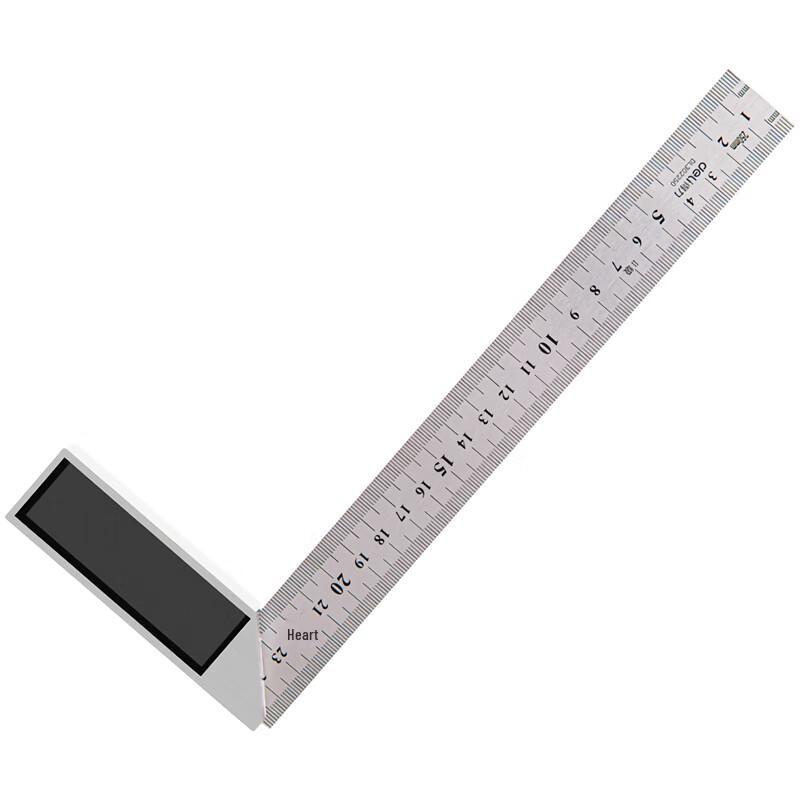 Deli Tools Stainless Steel Square Ruler