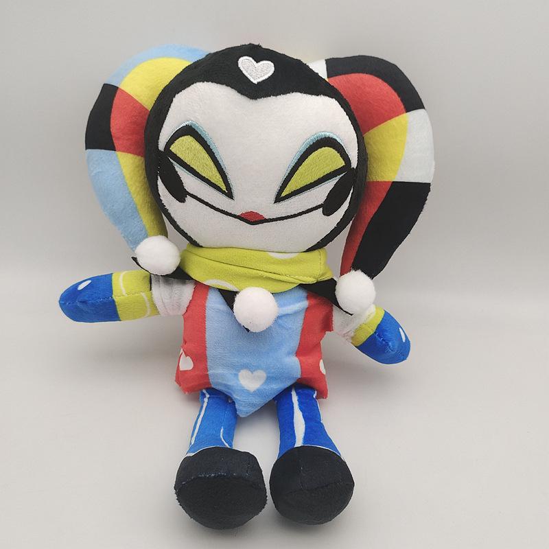 Helluva Boss Fizzarolli Plush Toy - Cute Clown Animation Figure 30cm, 155g