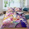 Go! Princess PreCure Anime-Themed Bedding Set Duvet Cover Bed Set Quilt Cover Pillowcase Comforter King Queen Size Boys Adult