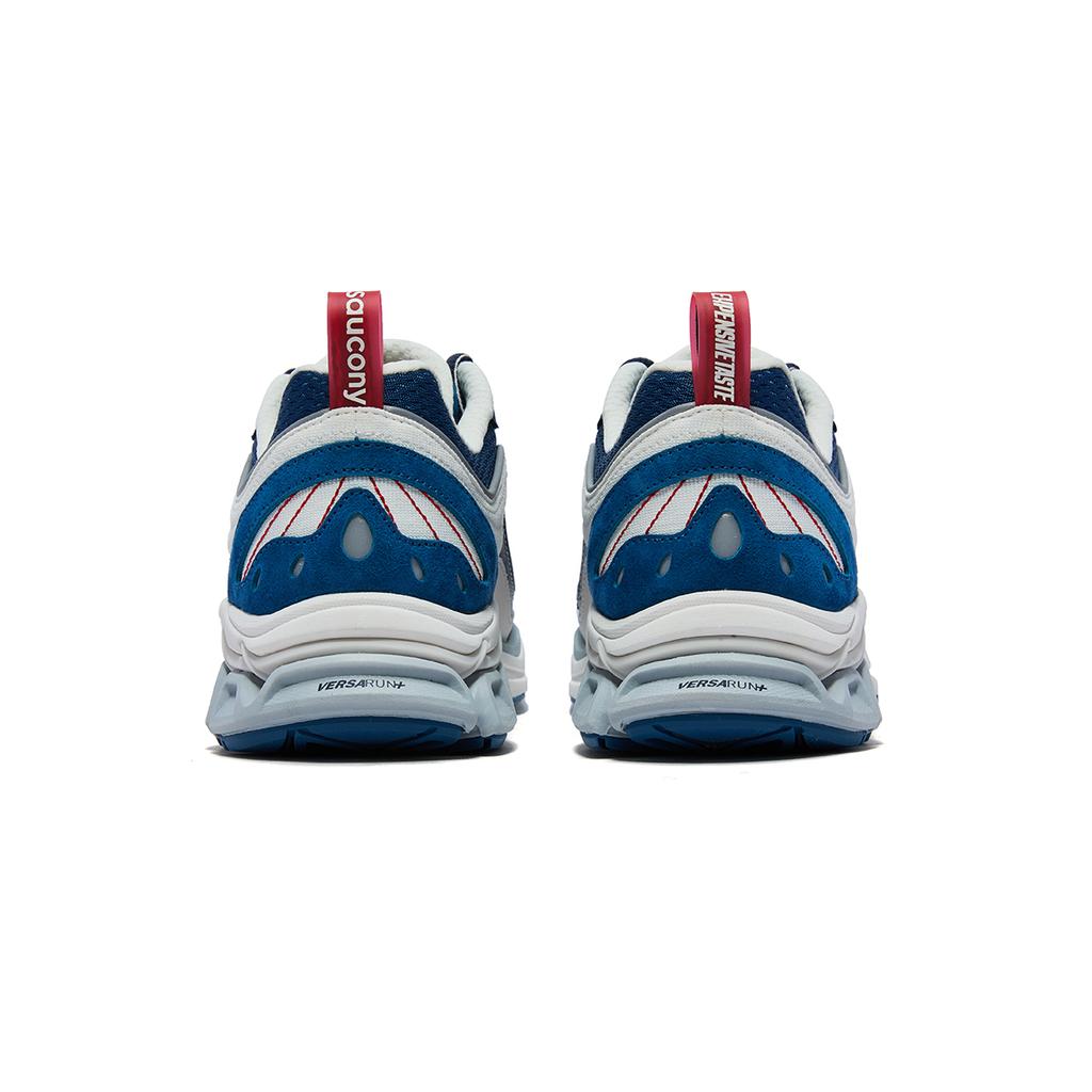 SAUCONY Expensive Taste X Grid Fusion Bloodline Classic Comfortable Casual Urban Commuting Running Shoes Unisex Sneaker Navy-Blue S79092-4