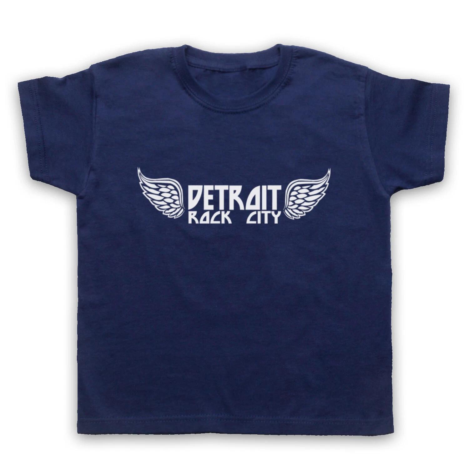 ДЕТРОЙТ РОК ГОРОД ГЛАМ НЕОФИЦИАЛЬНАЯ АРМИЯ РОК МЕТАЛ ГРУППА ДЕТСКАЯ ДЕТСКАЯ Футболка 150