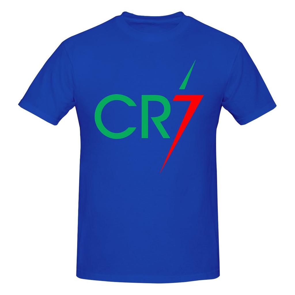 Cr7 Football Insulated Loose Tshirt Retro Vibe Highdefinition Printing Cotton Tee