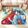 Rurouni Kenshin Floor Mat Bedroom Carpet, Bathroom Foot Mat, Doormat, Non-Slip Absorbent Multi-Use