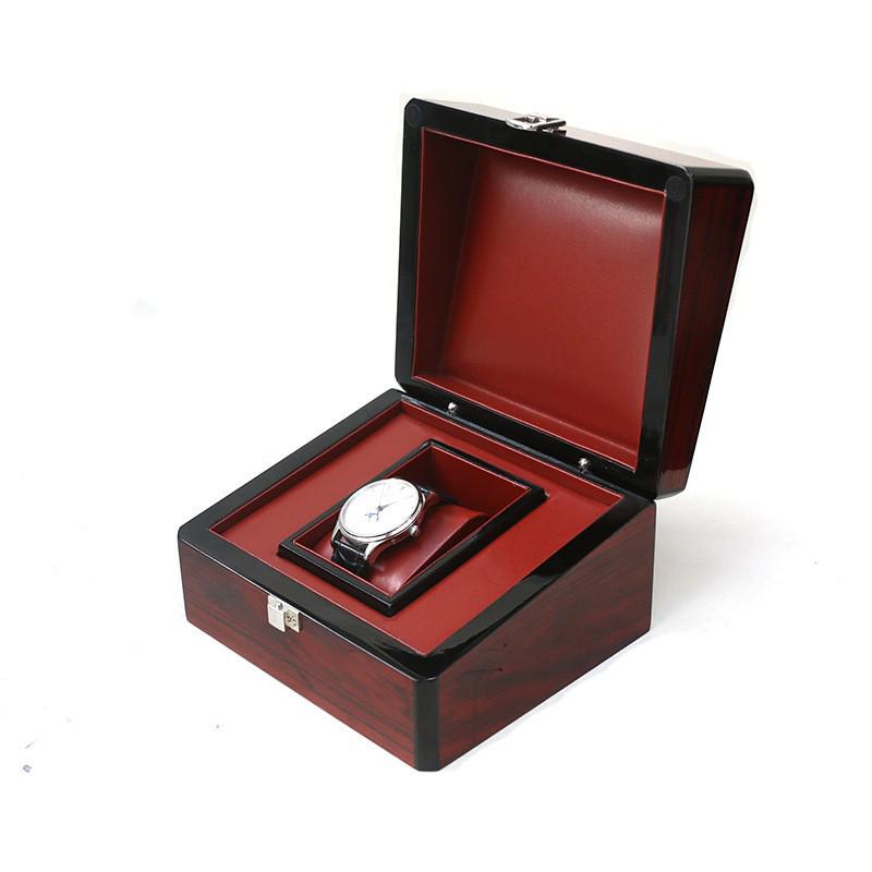 Solid Wood Painted Jewelry and Watch Box with Flip Lid - High-End Gift Packaging In Stock