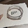 French Pearl Bracelet With Rhinestone Embellishments For Elegant Fashion Accessories