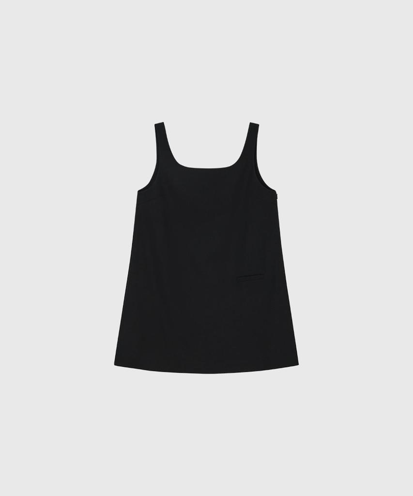 Lugkaeseuteu Hazel Mini Dress_Black