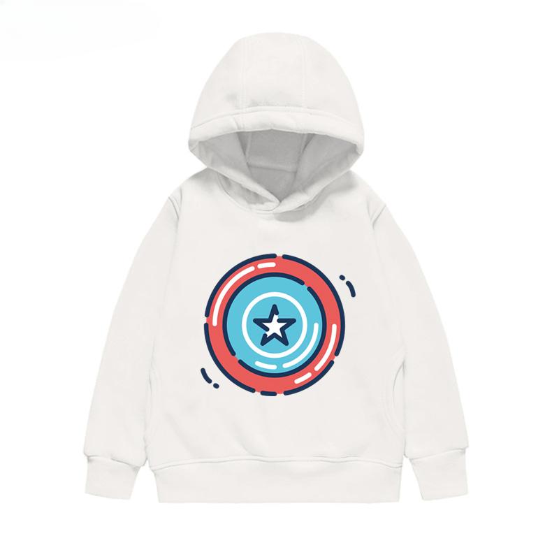 Captain America Black Widow Cartoon Anime Periphery Children's Hoodie New Style Spring and Autumn Boys and Girls Hoodies