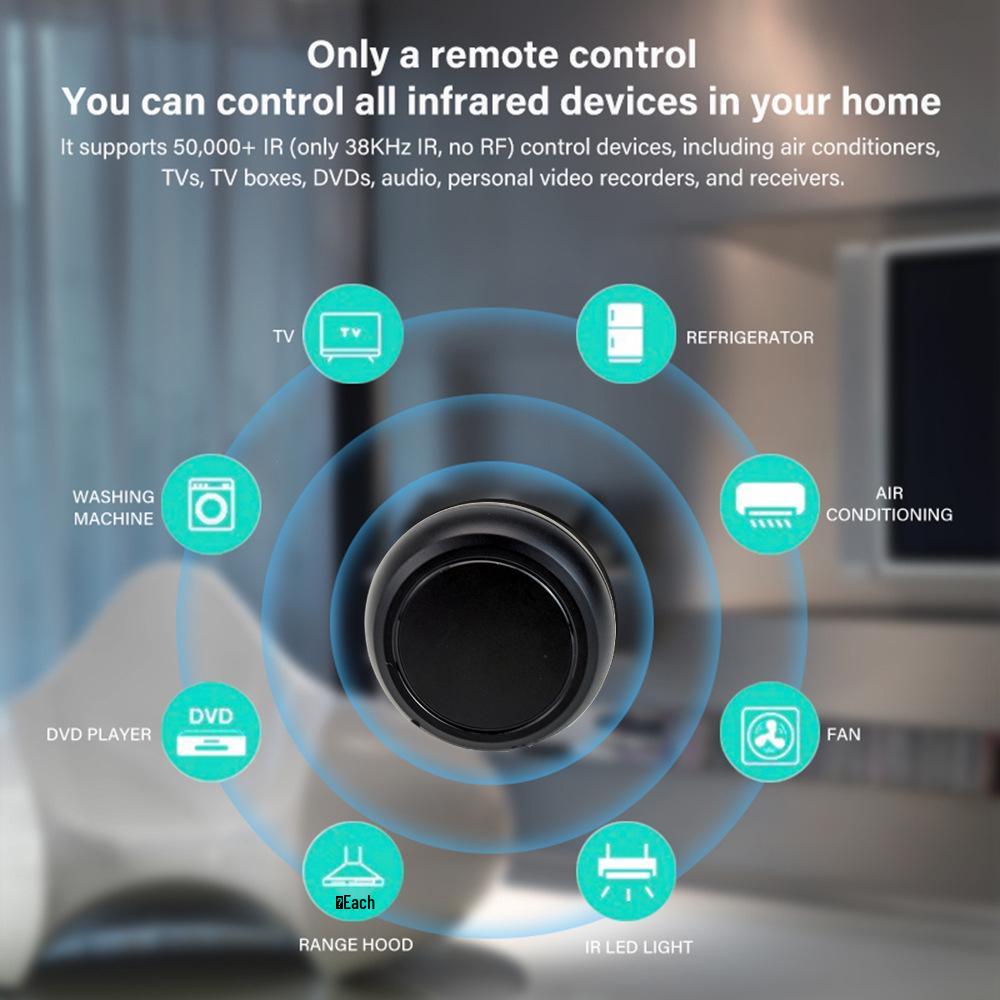 Wi-Fi Smart Infrared Remote Control with Voice and Timer Compatibility