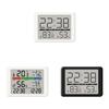 Modern Lcd Digital Alarm Clock With Temperature And Humidity For Bedroom Decor
