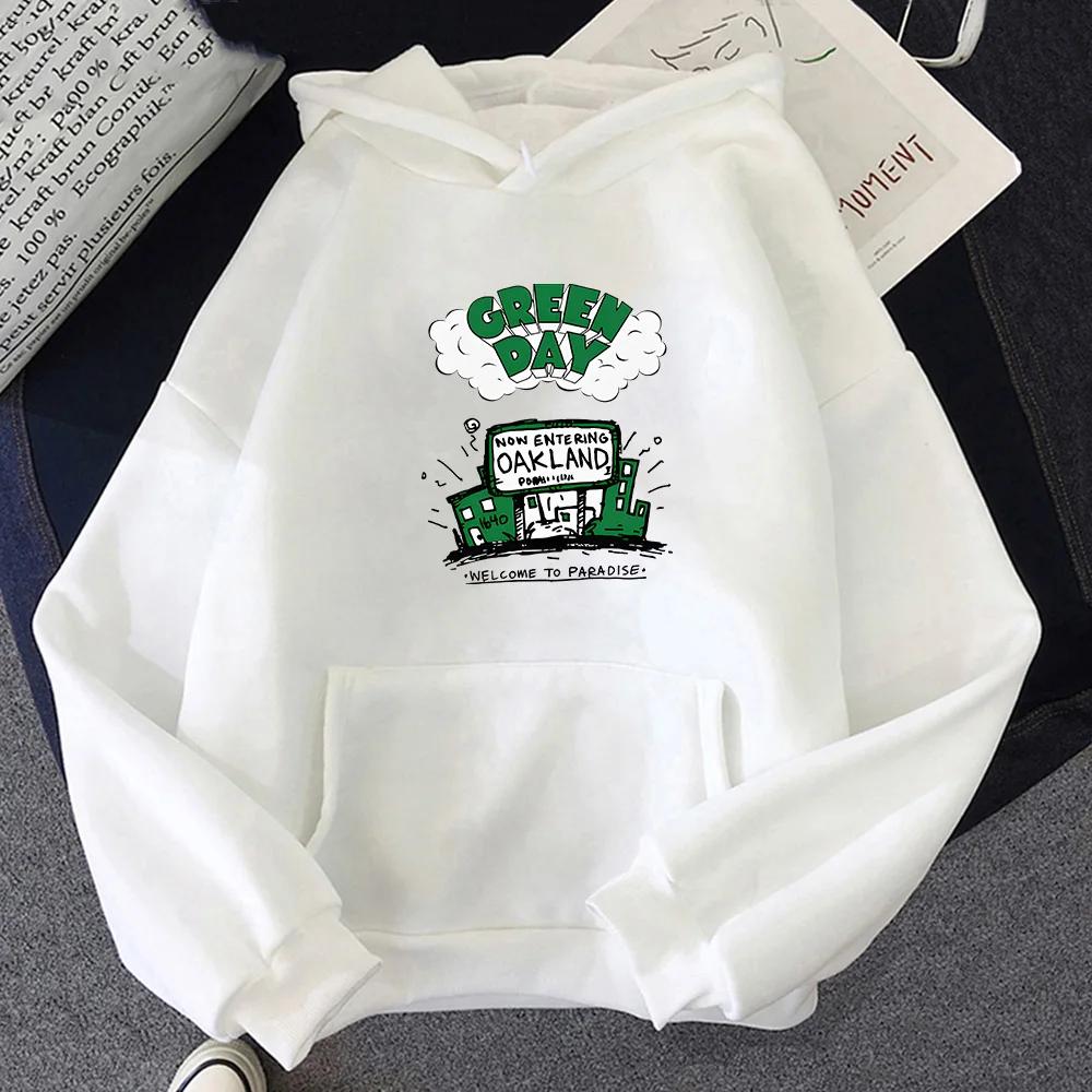 G-green Day Music Rock Band Oversized Hoodie MEN Harajuku Graffiti Long-sleeved Sweatshirt Heavy Mental Casual Print