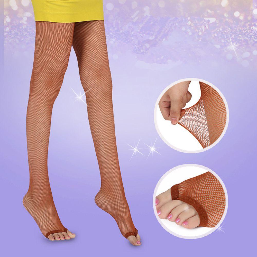 Collants résille à bout ouvert pour femmes