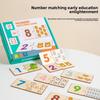 Wooden Number And Letter Matching Cards For Early Learning Kids Educational Toys