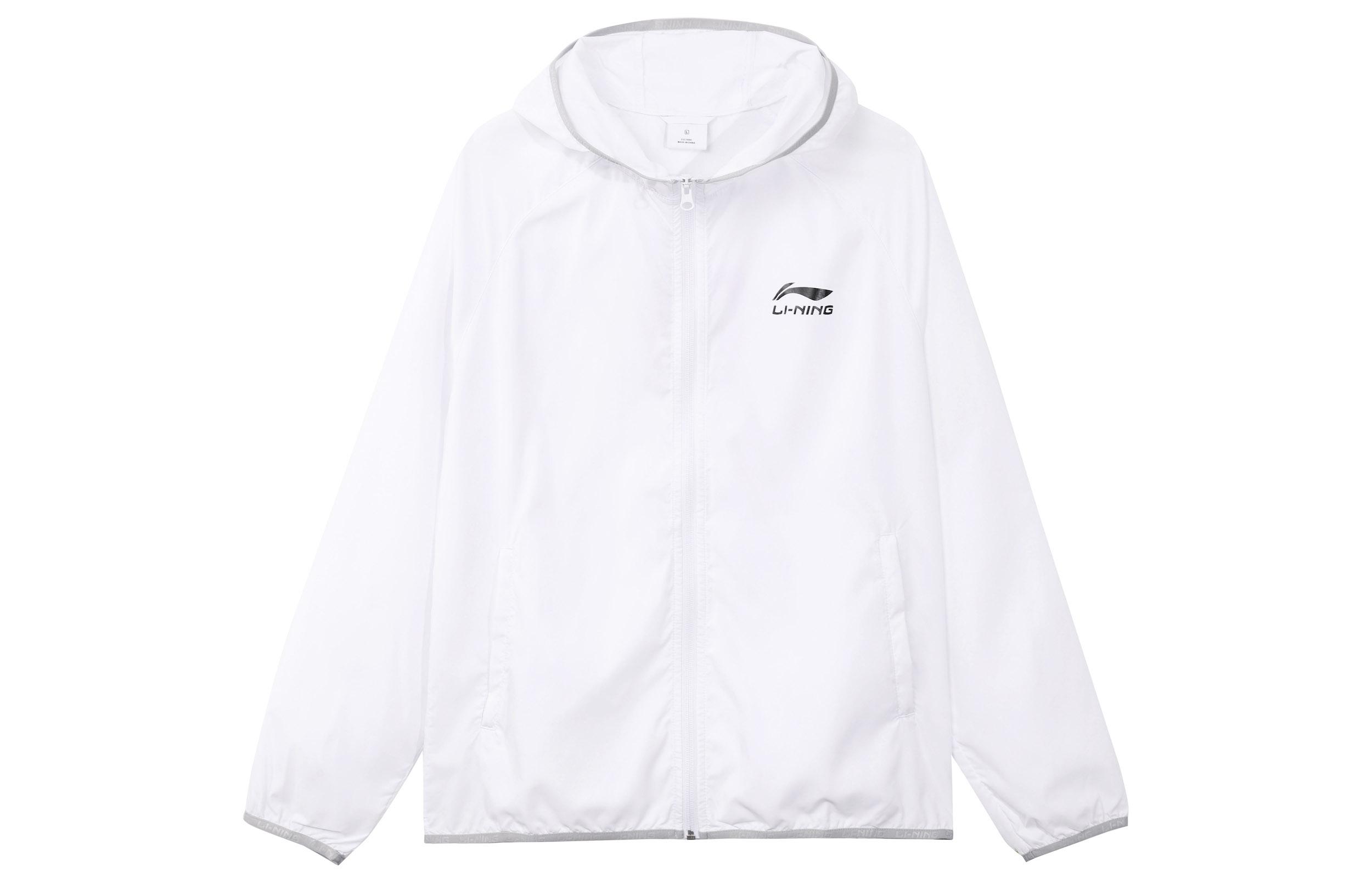 Li Ning Breathable And Quick Dry Sun Protection Clothing Men s White YFDT137-1 S