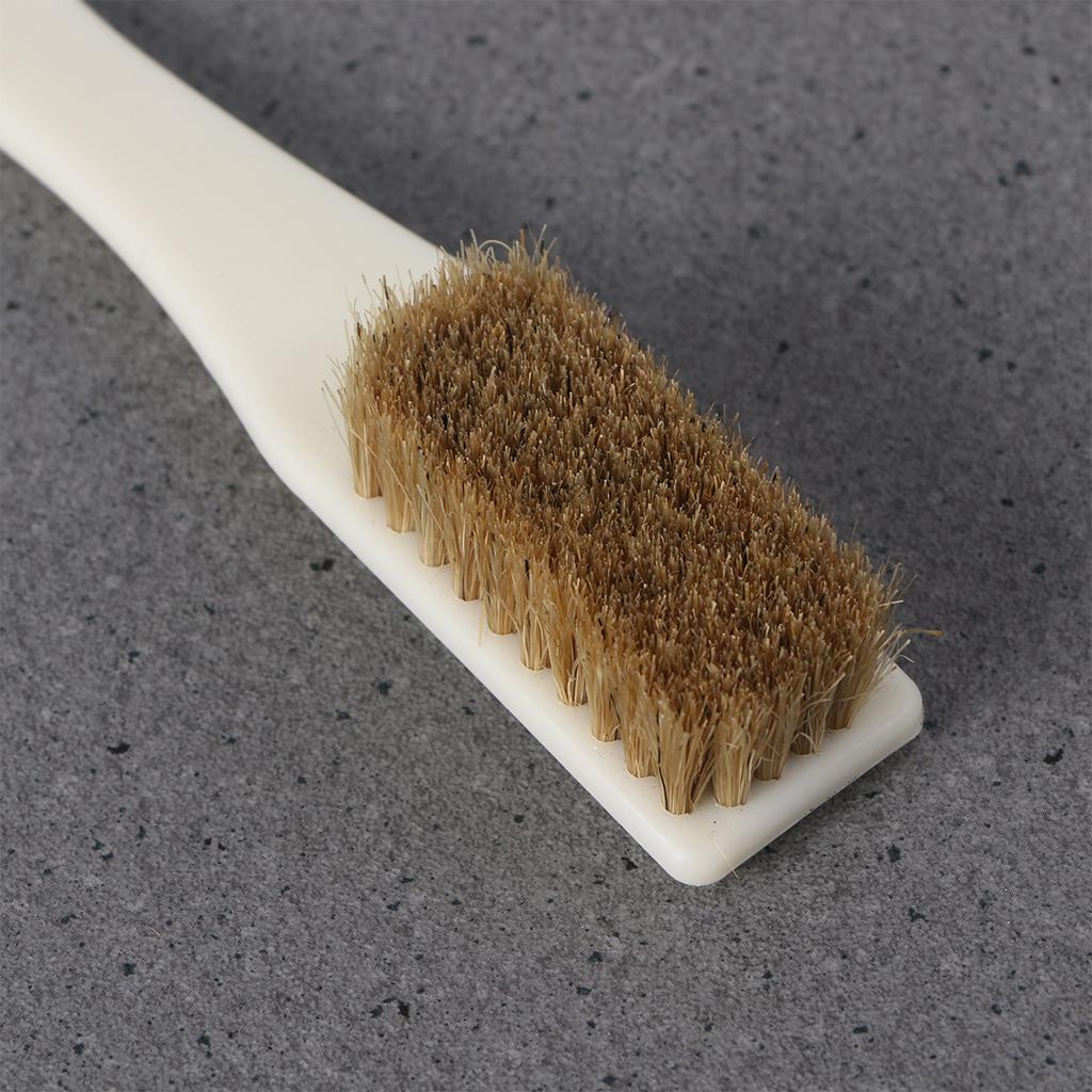 Bristle Brush 6-Row Durable Hair Brush Comfortable Grip Scrub for Cleaning Hard Sticky Messes Fatigue Resistance Long Life