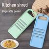 Julienne Peeler & Grater with Hand Protection - Multifunctional Vegetable & Potato Slicer