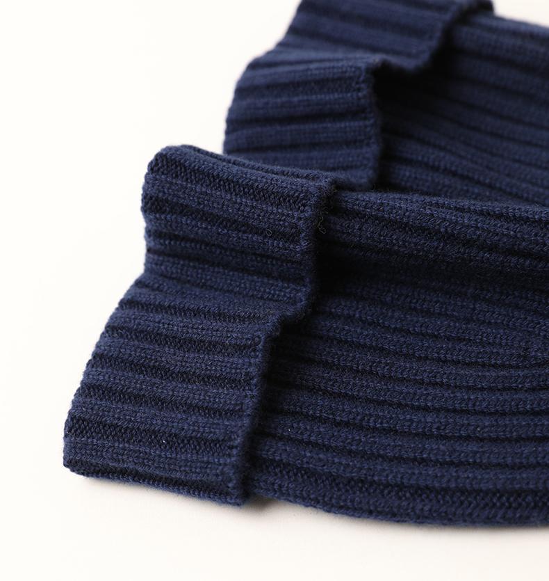 100% Merion  Wool Hats Thickness Beanie for Winter  Outdoor Keep Warm Hats, Solid Color Design of Hats, Gift for love