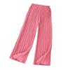 Girls Summer Trousers New Pleated High Waist Loose Wide Leg Trousers Children's Trousers 8-12Y