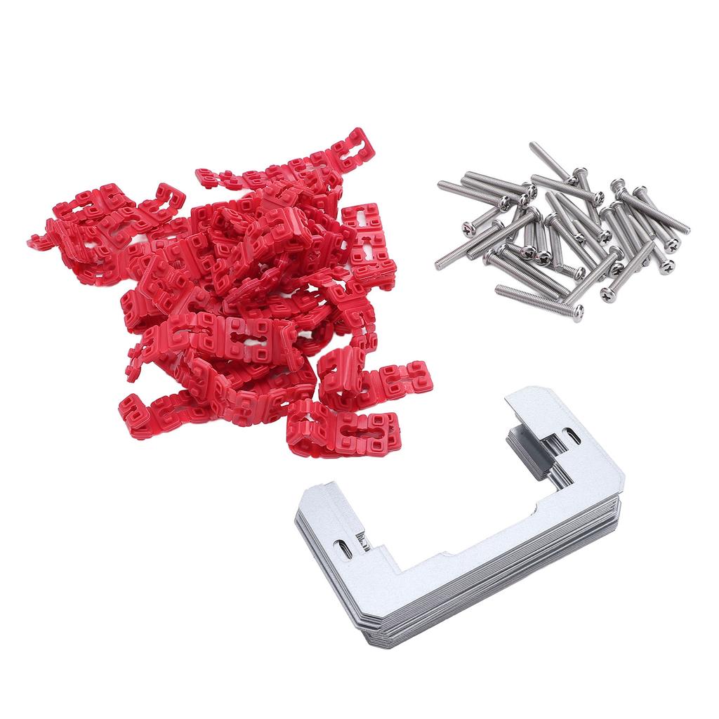 24PCS Metal Wall Plate Spacers 96PCS Electric Receptacle Box Outlet Spacers Set with Stainless Steel