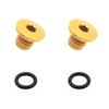 2pcs Bicycles Oil Cover Screws Durability Colorful Bicycles Bleeds Screws for Bike Brake Lever