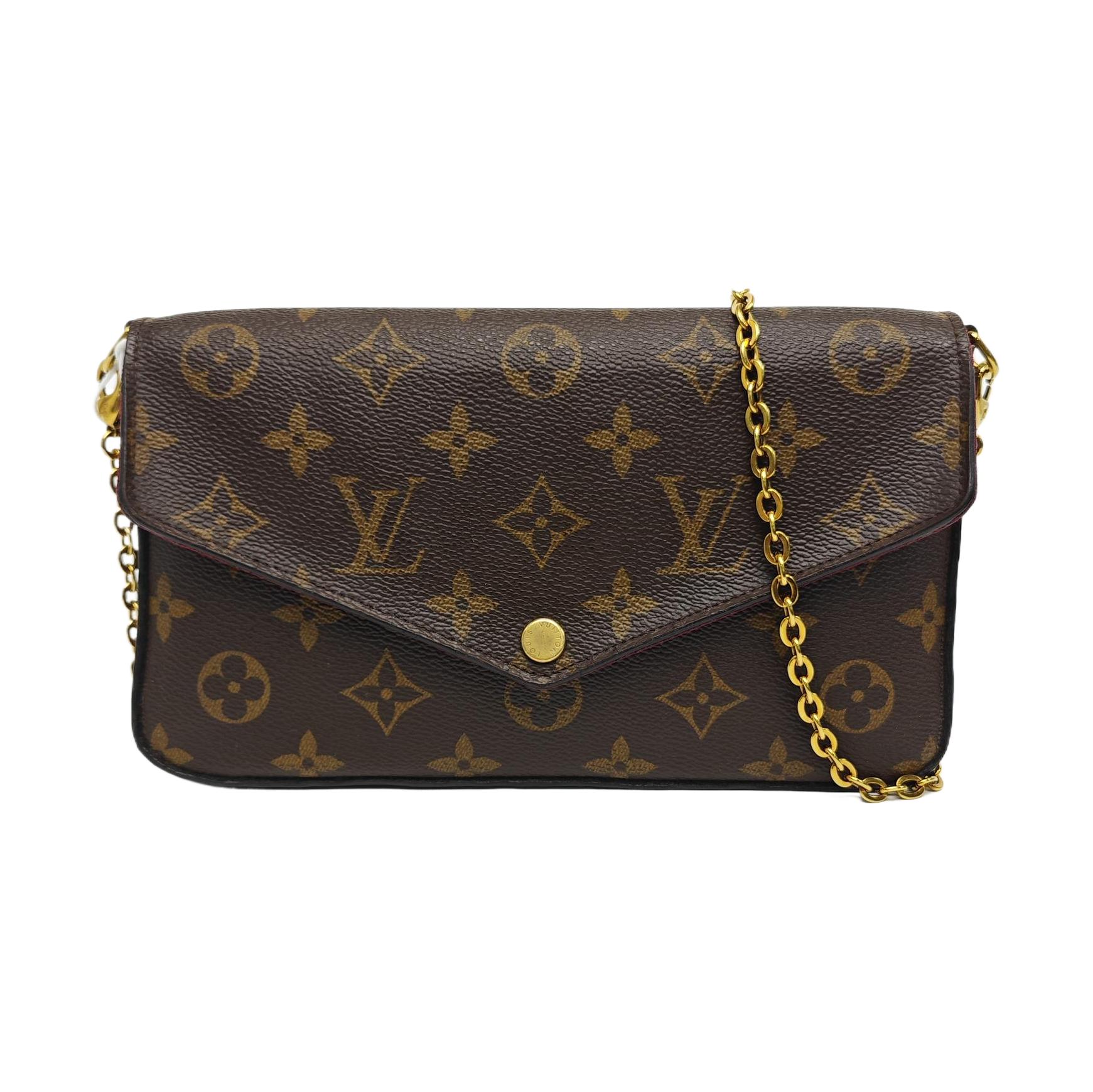 [Pre-Owned] Felicie Pochette Classic Monogram Coated
