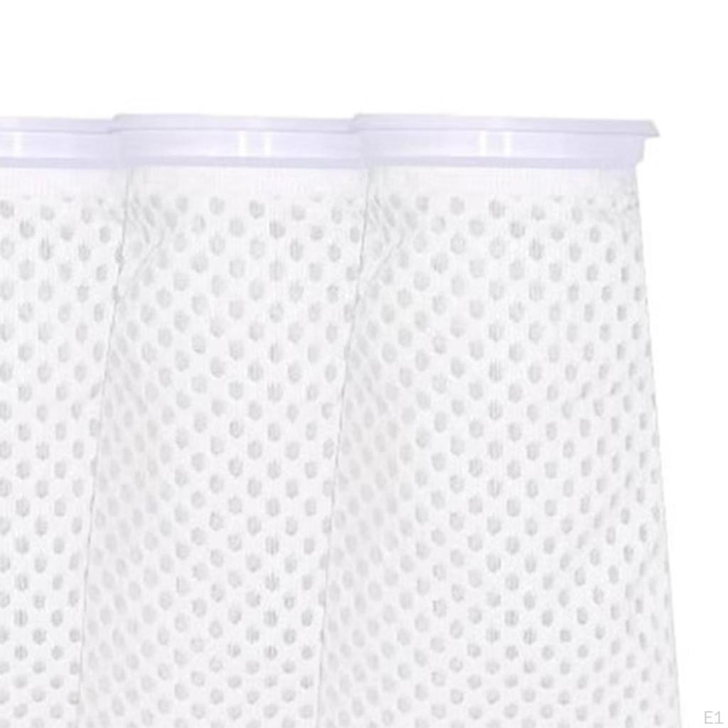 12 sztuk skarpetek filtracyjnych do akwarium, siatka do stawu, wzór plastra miodu, zmywalna, 150 mikronów, 4 cale