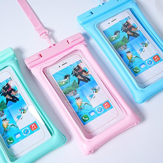 Wasserdichte Handy-Tasche Unterwasser Handy-Trockenbeutel Hülle Lanyard Wasserdicht Strand Schwimmen Kajakfahren Bootfahren Klarer Handy-Halter Schutzhülle
