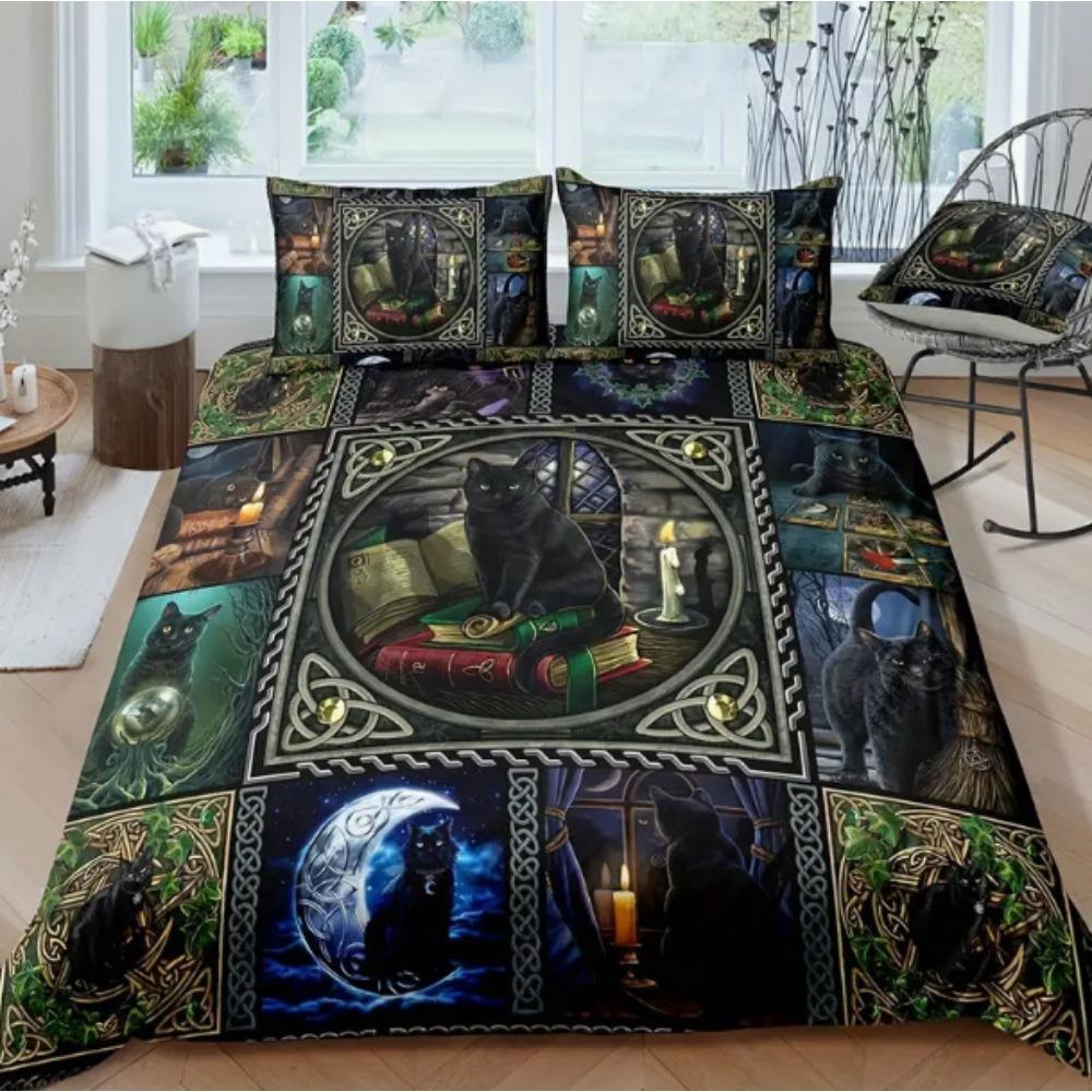 Fashion Technology Printing, 3D Digital Printing, Bedding, Duvet Covers, Pillowcases, Three-piece Sets
