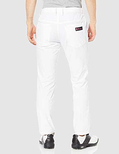 Honma Golf Straight Pants, 131-733331, Men's, White, Size 95 (equivalent to Japanese size 95)