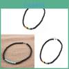 Elegant Blue Pine Resin Pendant Necklace With Handcrafted Beads For Unisex Casual Wear