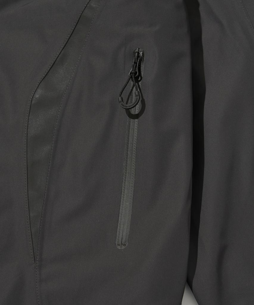 Welter Experiment Wol029_3Layer Nut Hood Shell Jacket_Charcoal