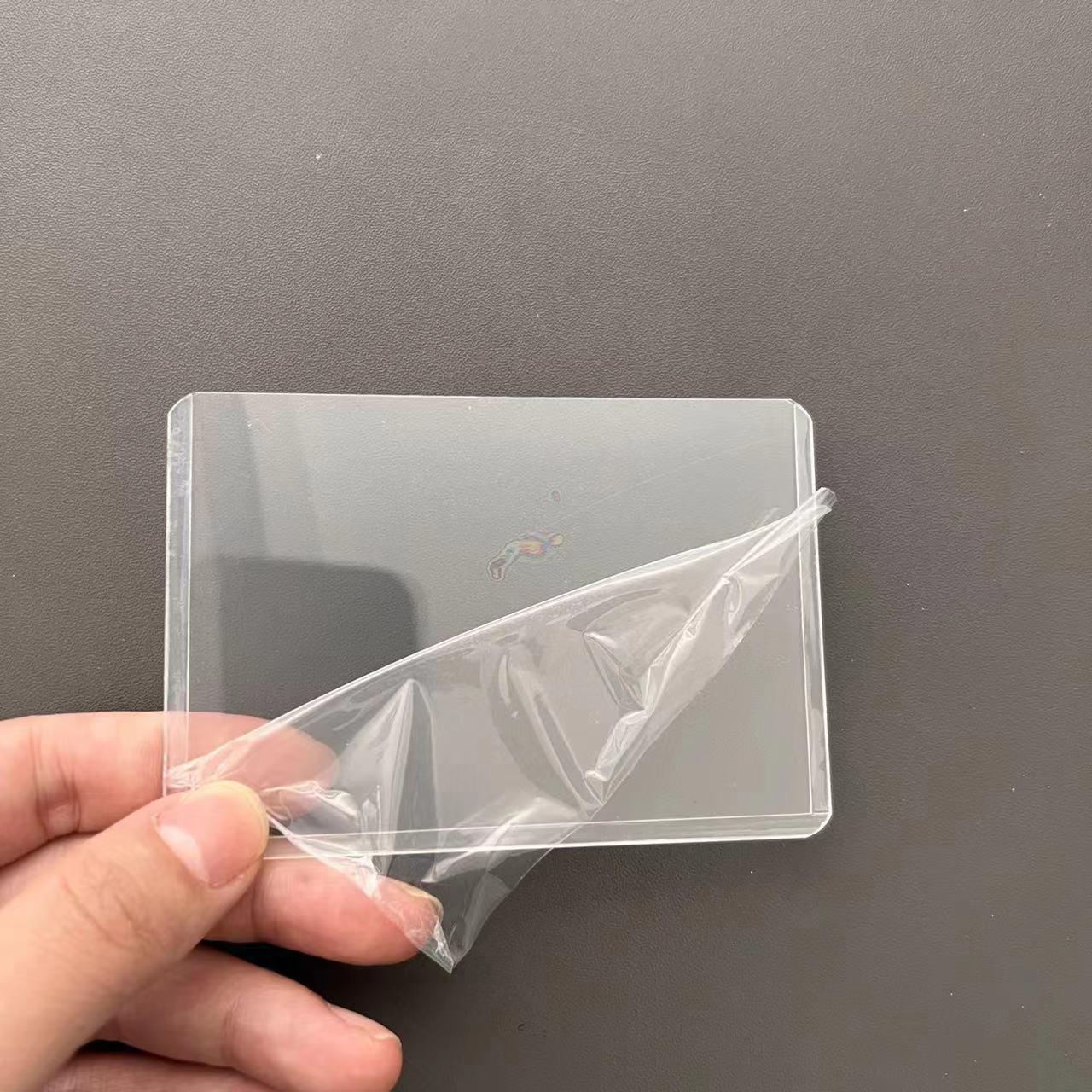 

Корейские протекторы для попкорн-карт высокой прозрачности - 20 микрон плоская защитная пленка для маленьких карт